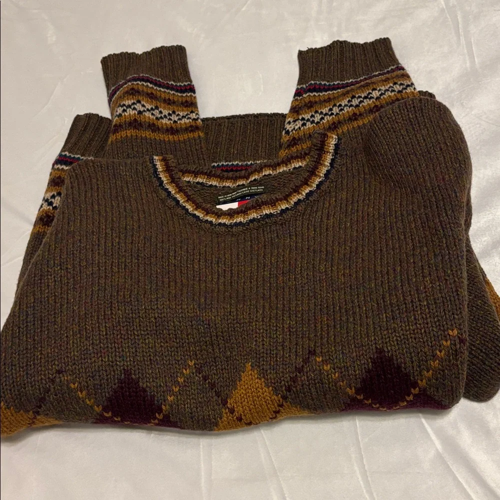 Tommy Hilfiger wool knit crew neck sweater sz.XL - Picture 9 of 10